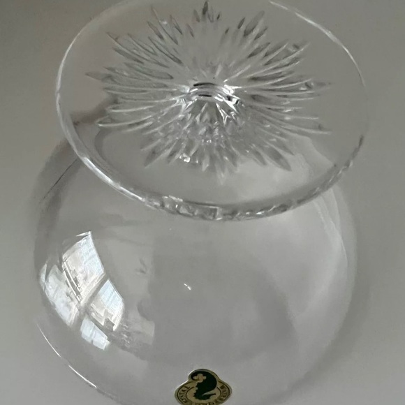 Waterford Crystal “Light” pattern footed bowl 5” D x 3-1/2” H - Picture 6 of 7